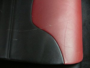 leder beschädigt