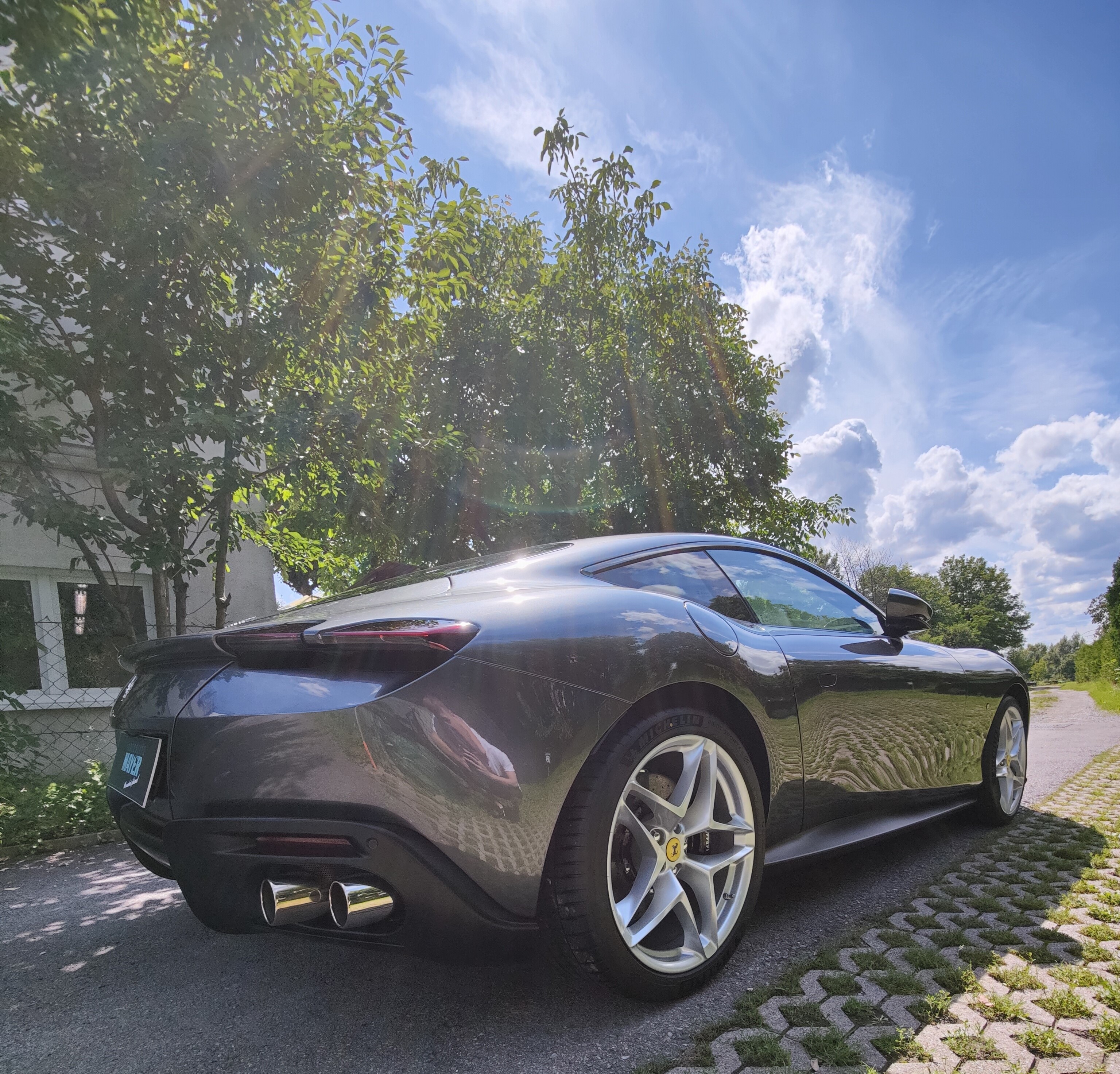 Ferrari Roma Lackschutzfolie Aufbereitung