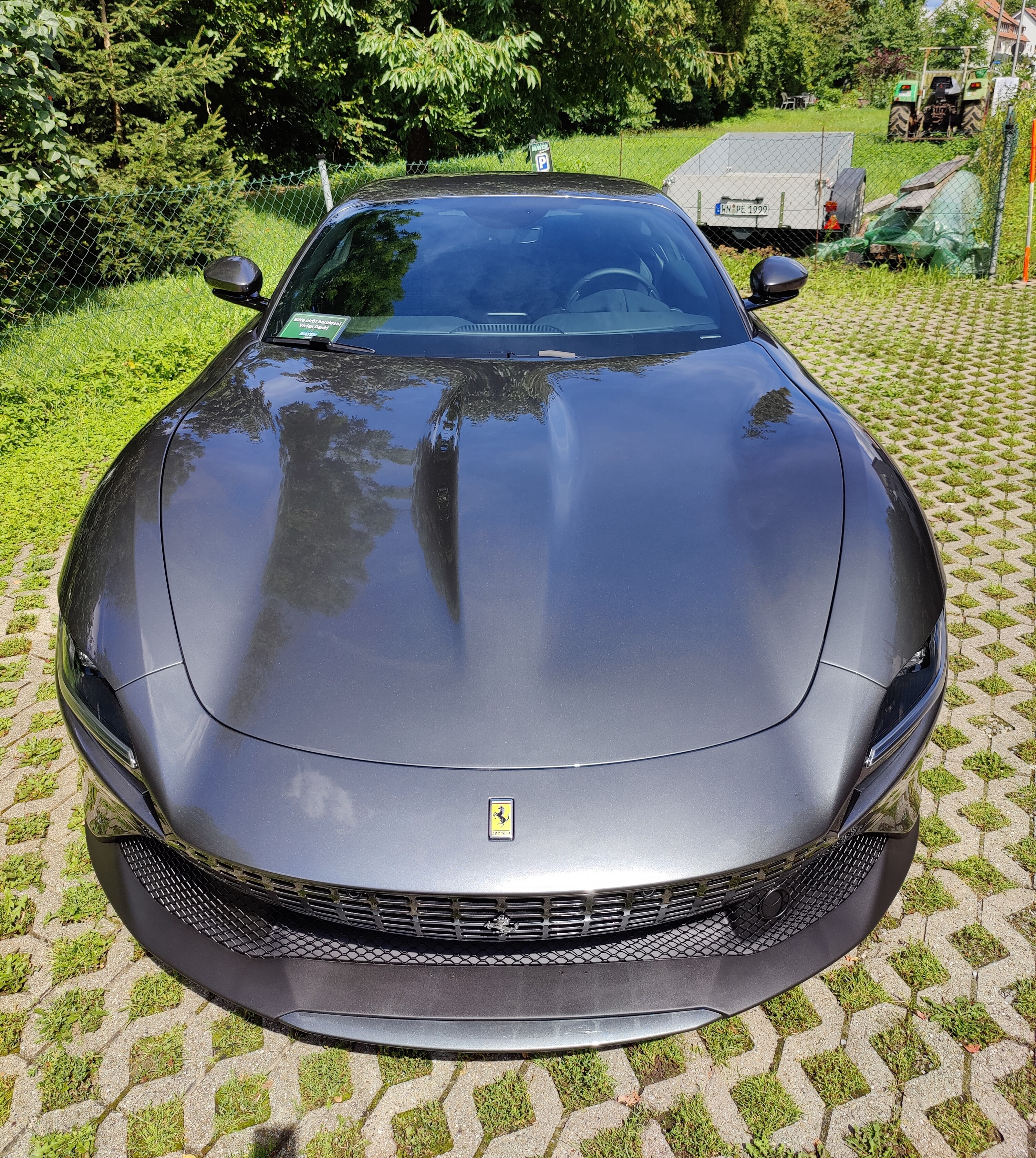 Ferrari Roma Lackschutzfolie Aufbereitung
