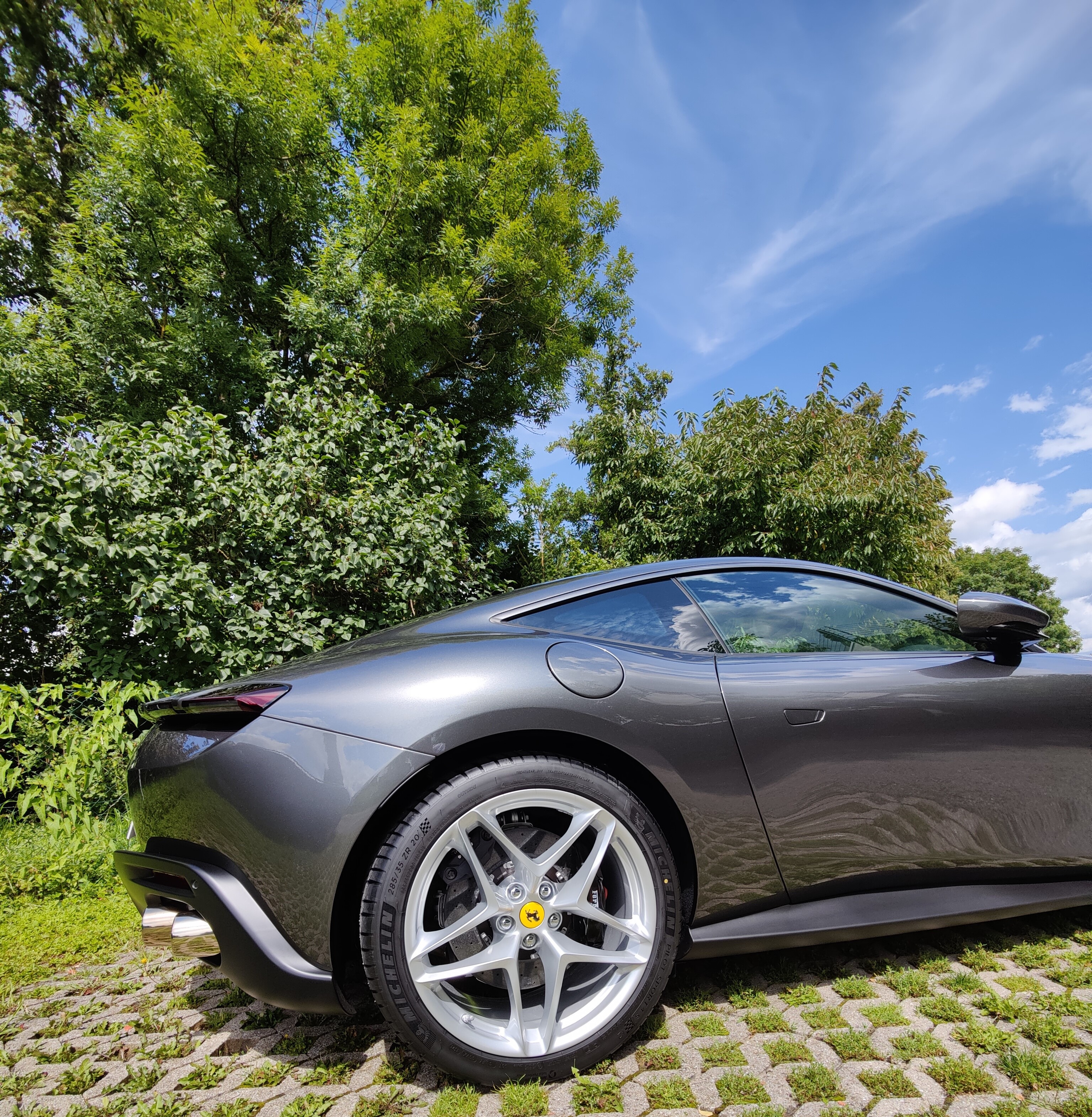 Ferrari Roma Lackschutzfolie Aufbereitung