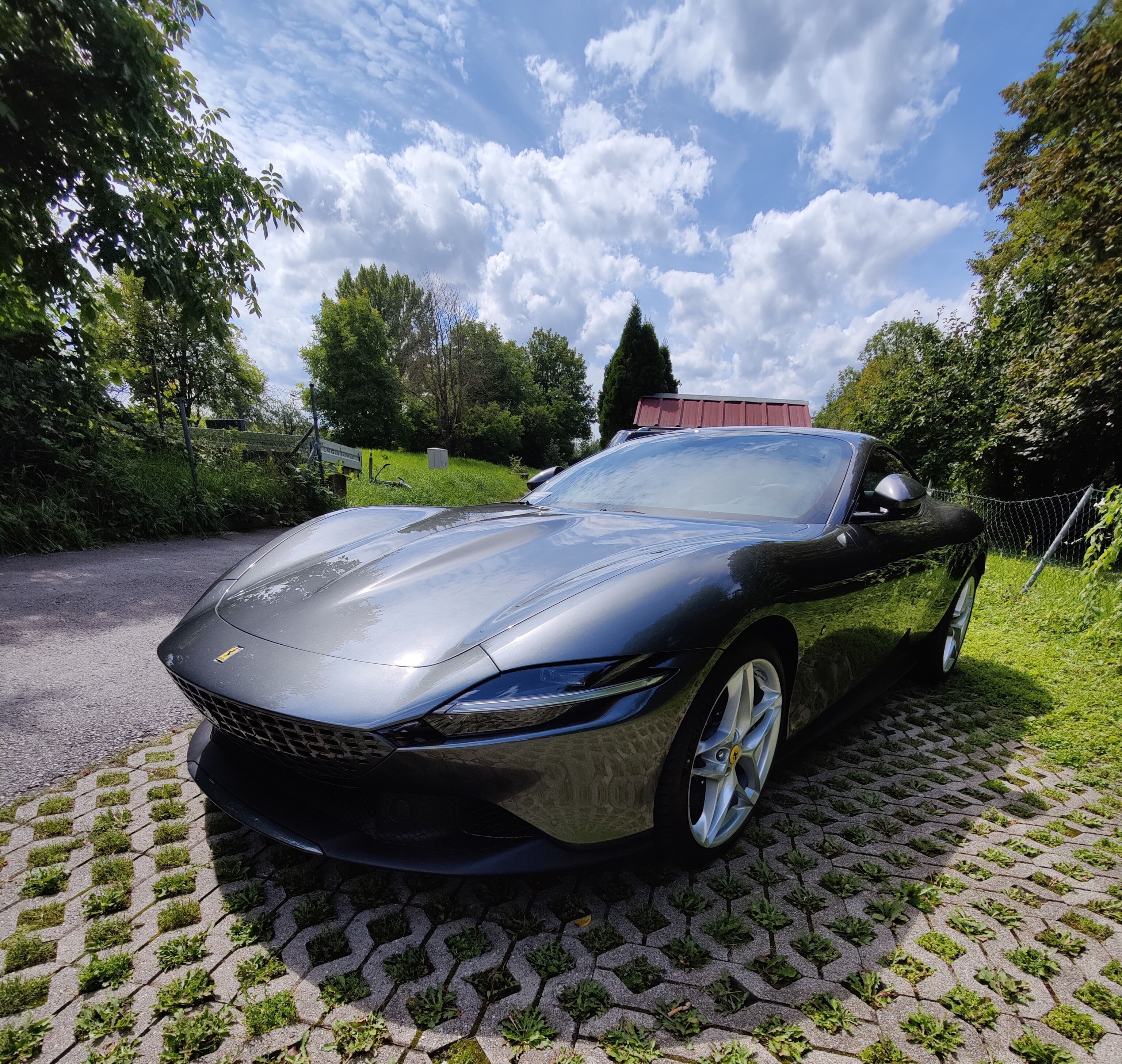 Ferrari Roma Lackschutzfolie Aufbereitung