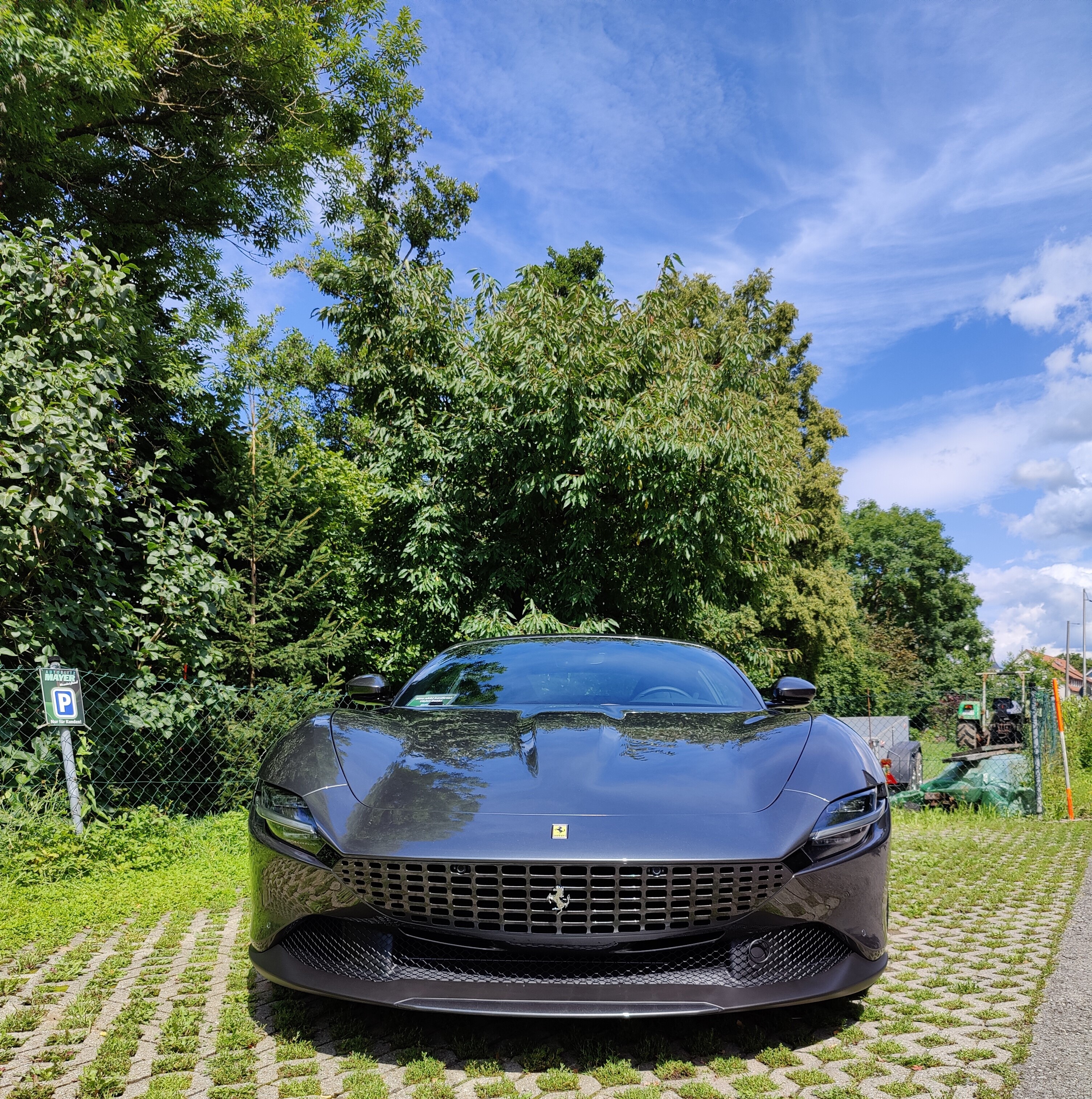 Ferrari Roma Lackschutzfolie Aufbereitung