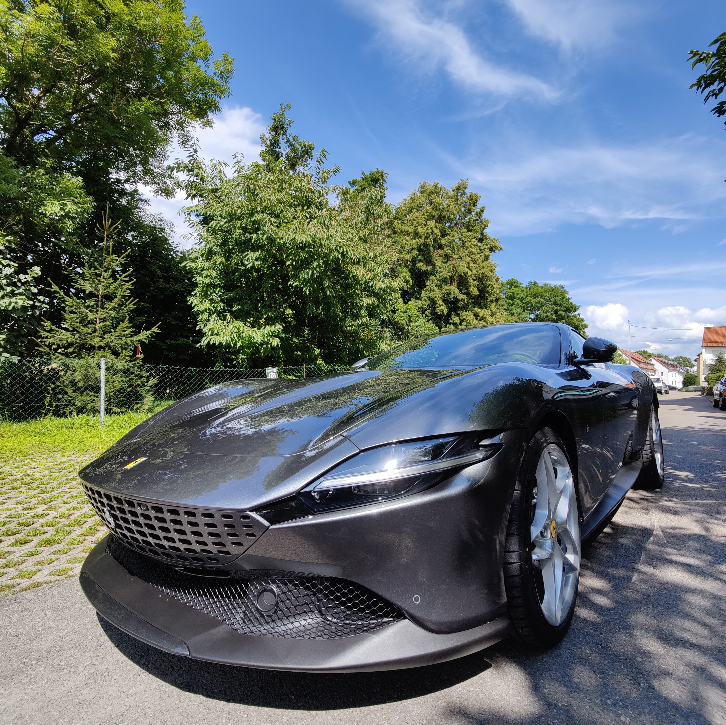 Ferrari Roma Lackschutzfolie Aufbereitung