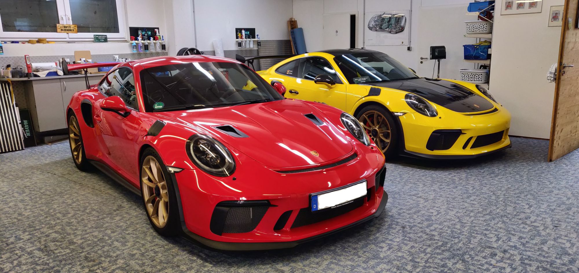 Porsche gt3rs & Porsche gt3rs weissach detailing