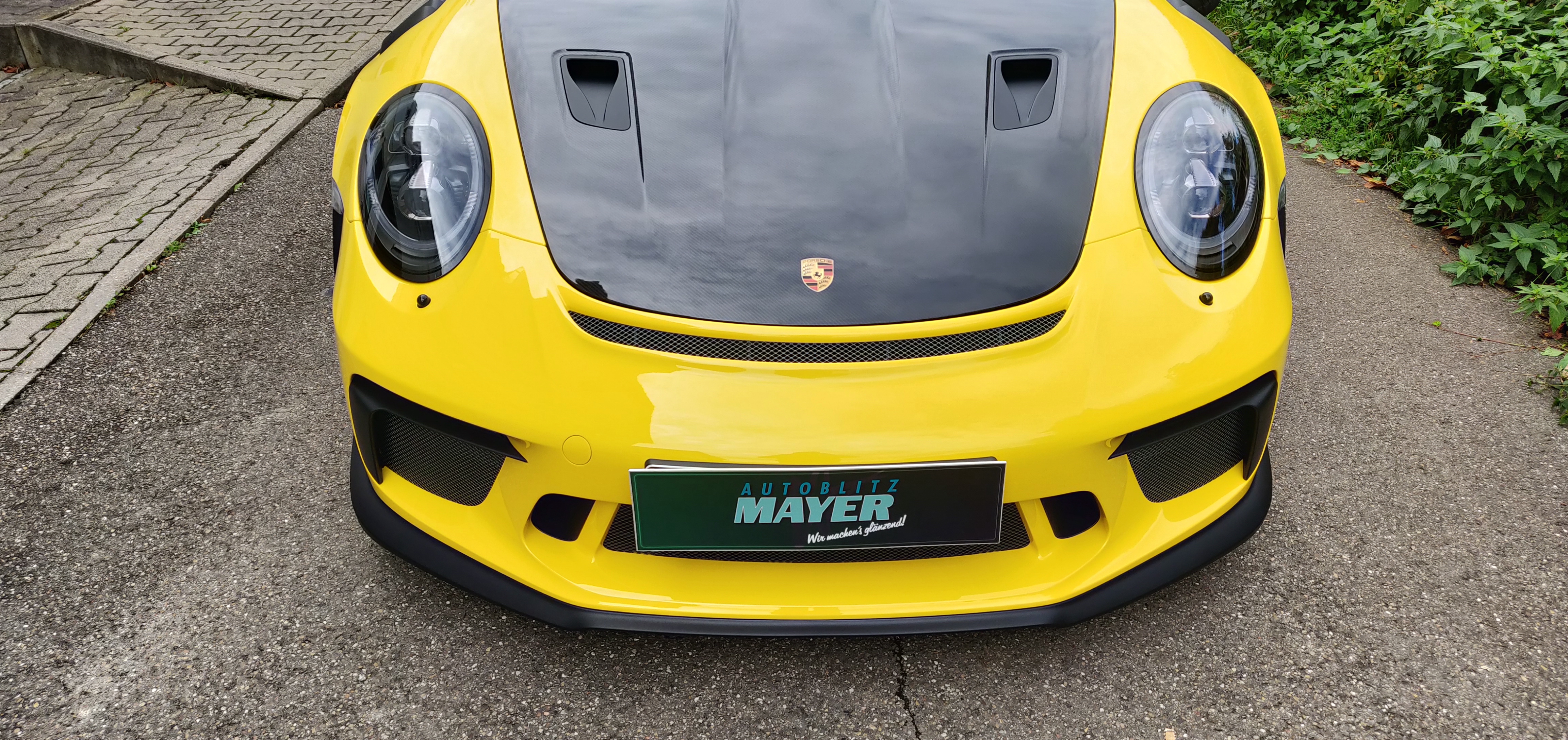 porsche gt3 rs weissach Lackschutzfolie Haube & Stoßstange