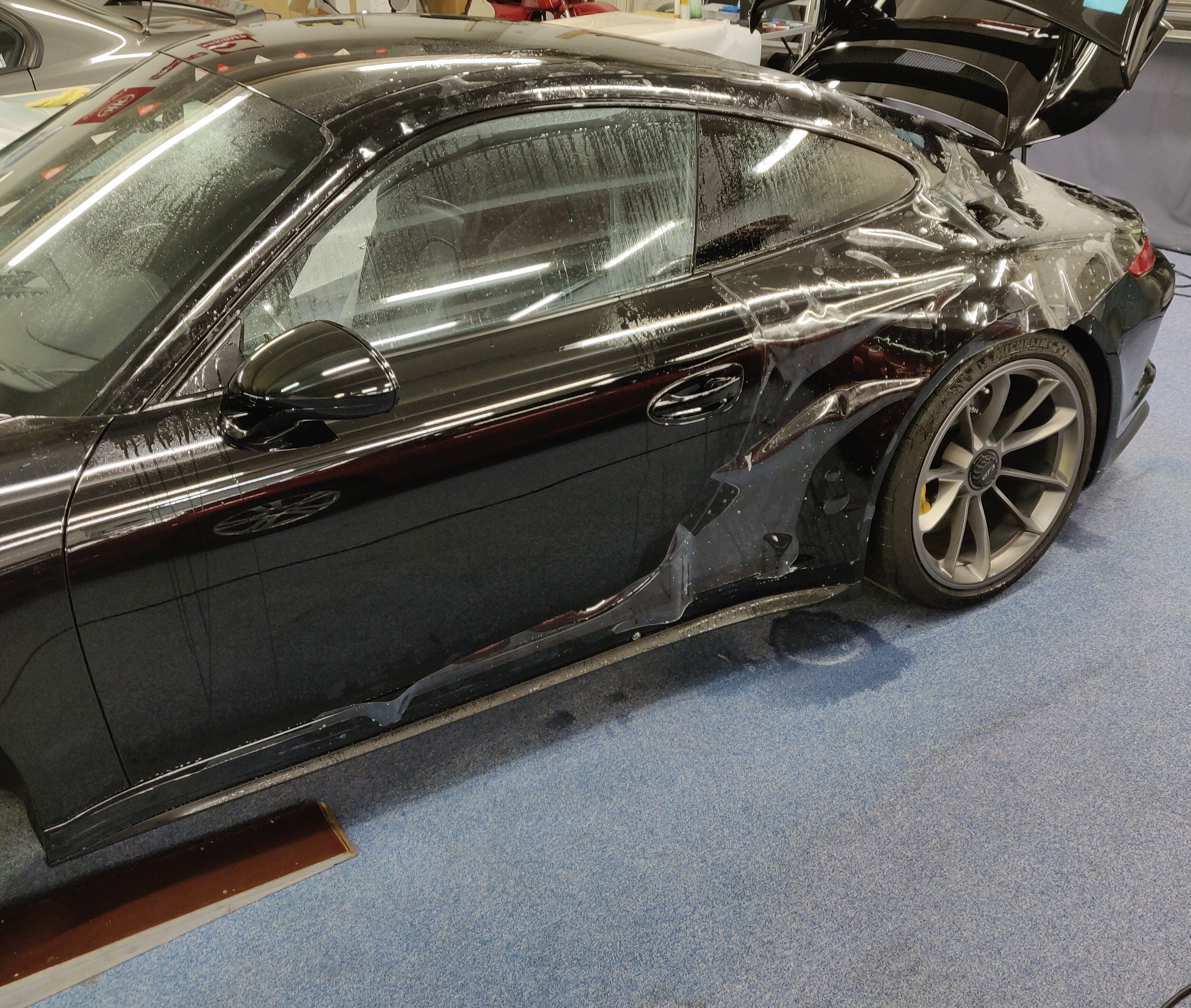 Porsche GT3 Unischwarz Lackschutzfolie