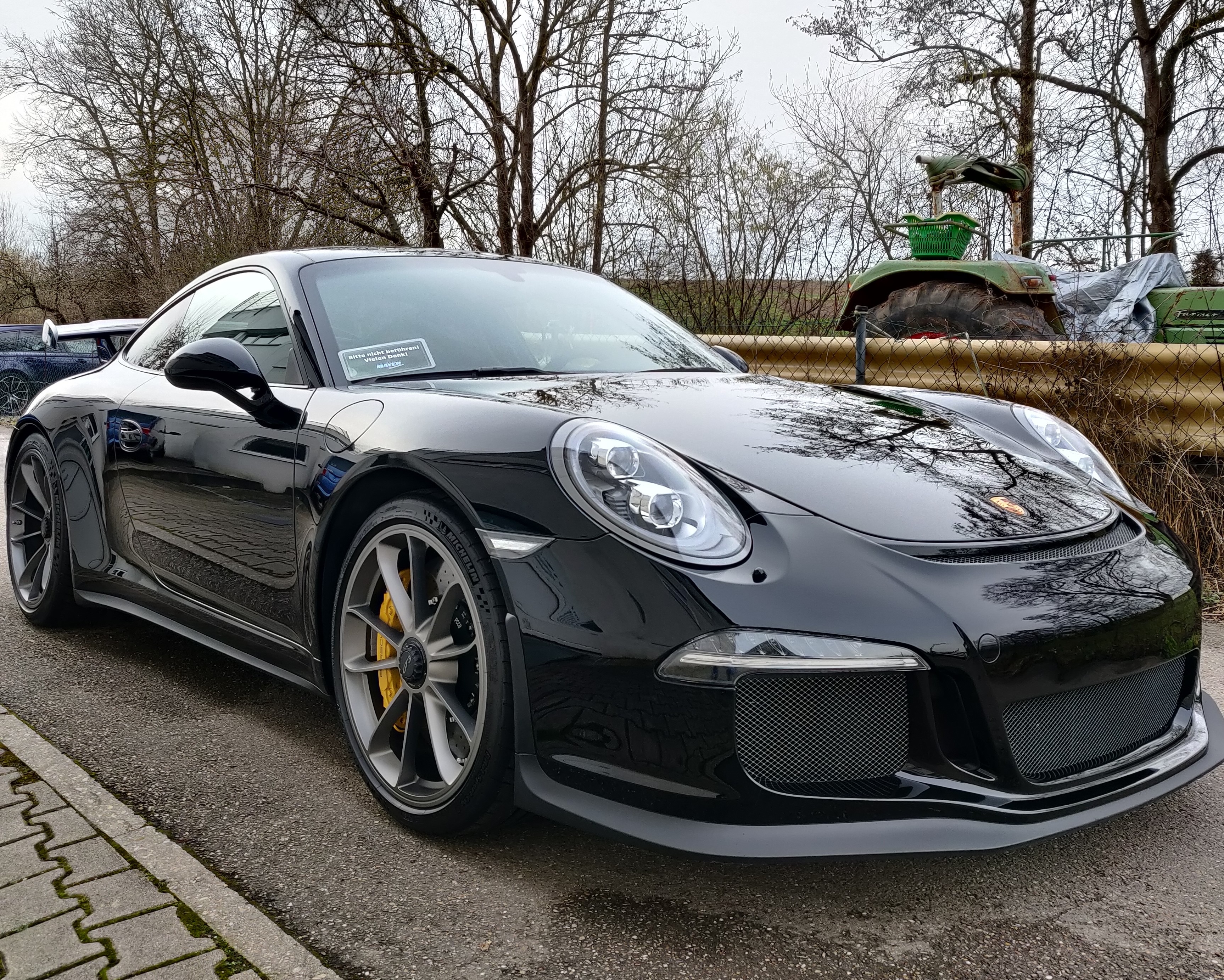 Porsche GT3 Unischwarz Lackschutzfolie