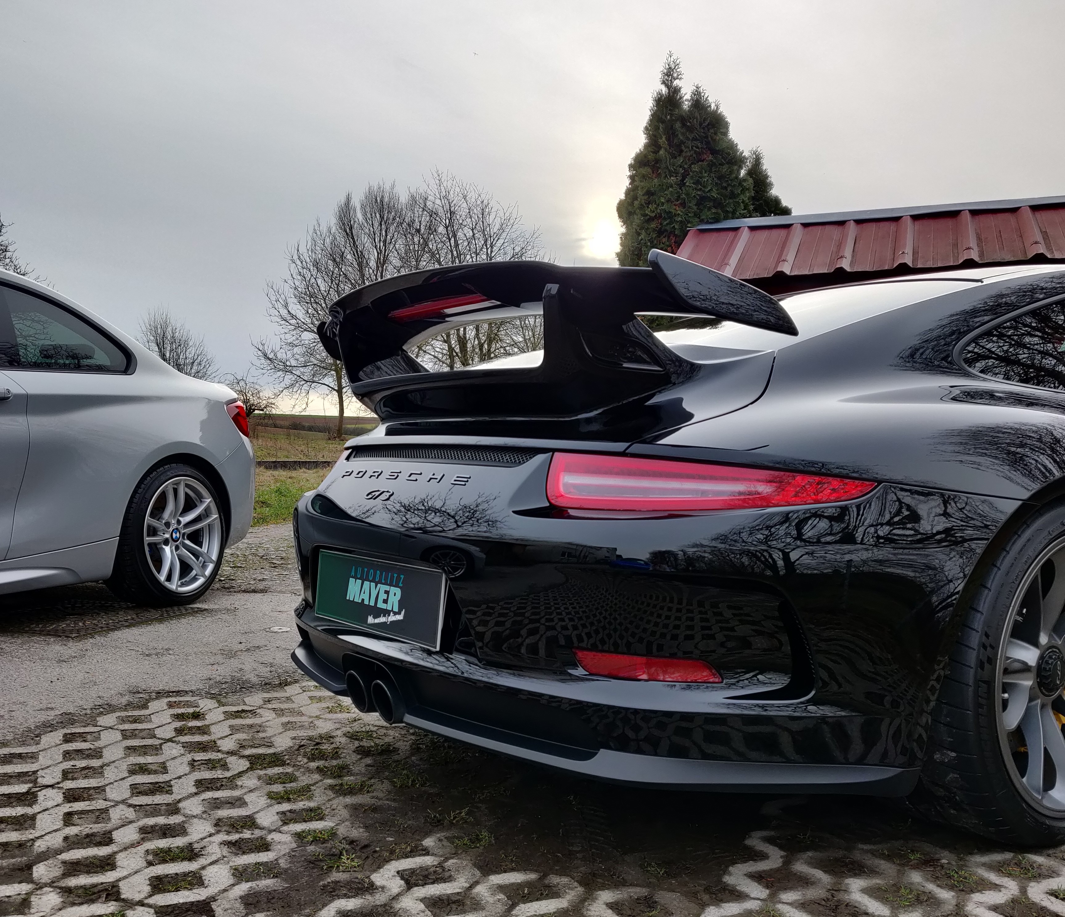 Porsche GT3 Unischwarz Lackschutzfolie