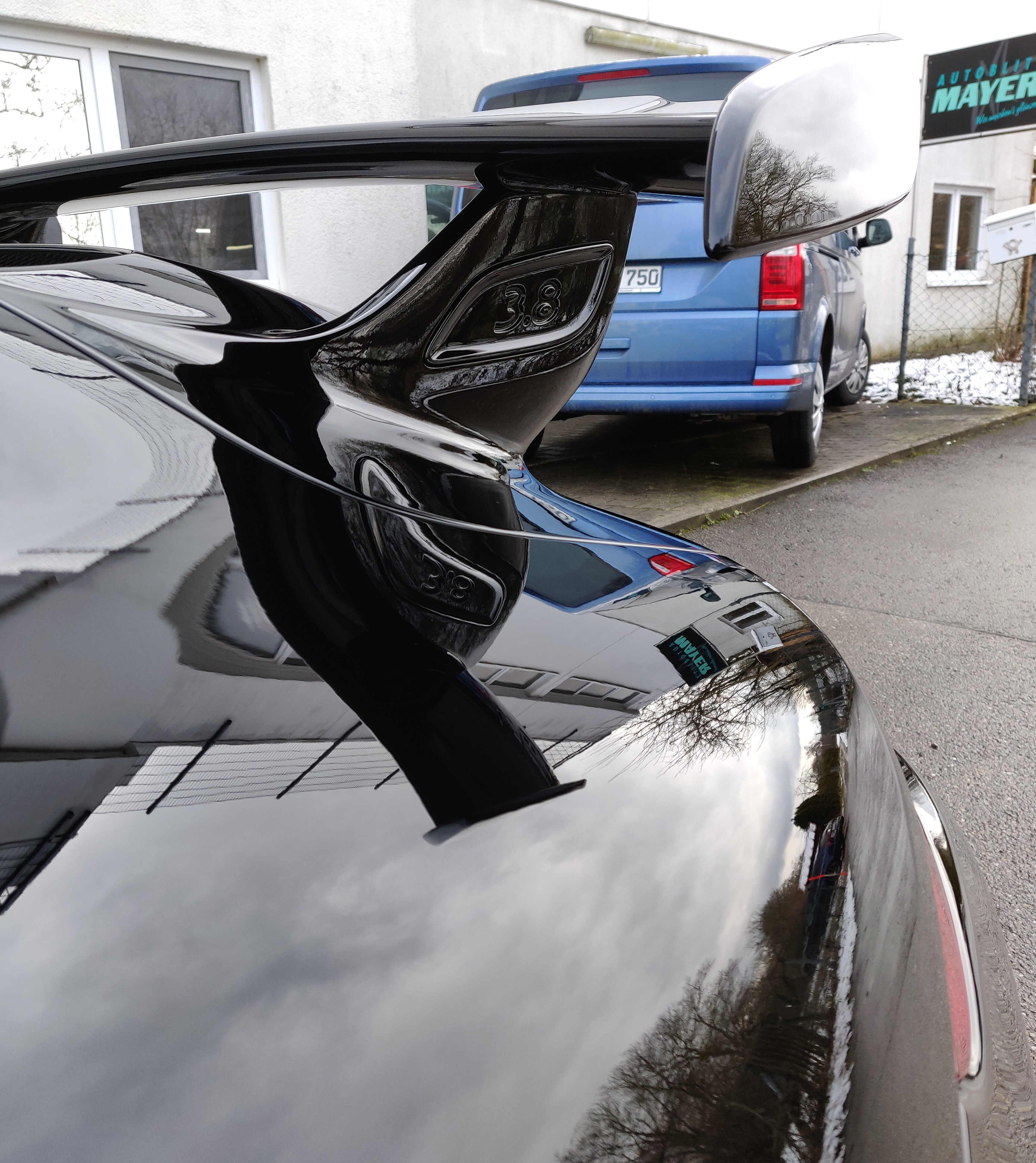 Porsche GT3 Unischwarz Lackschutzfolie