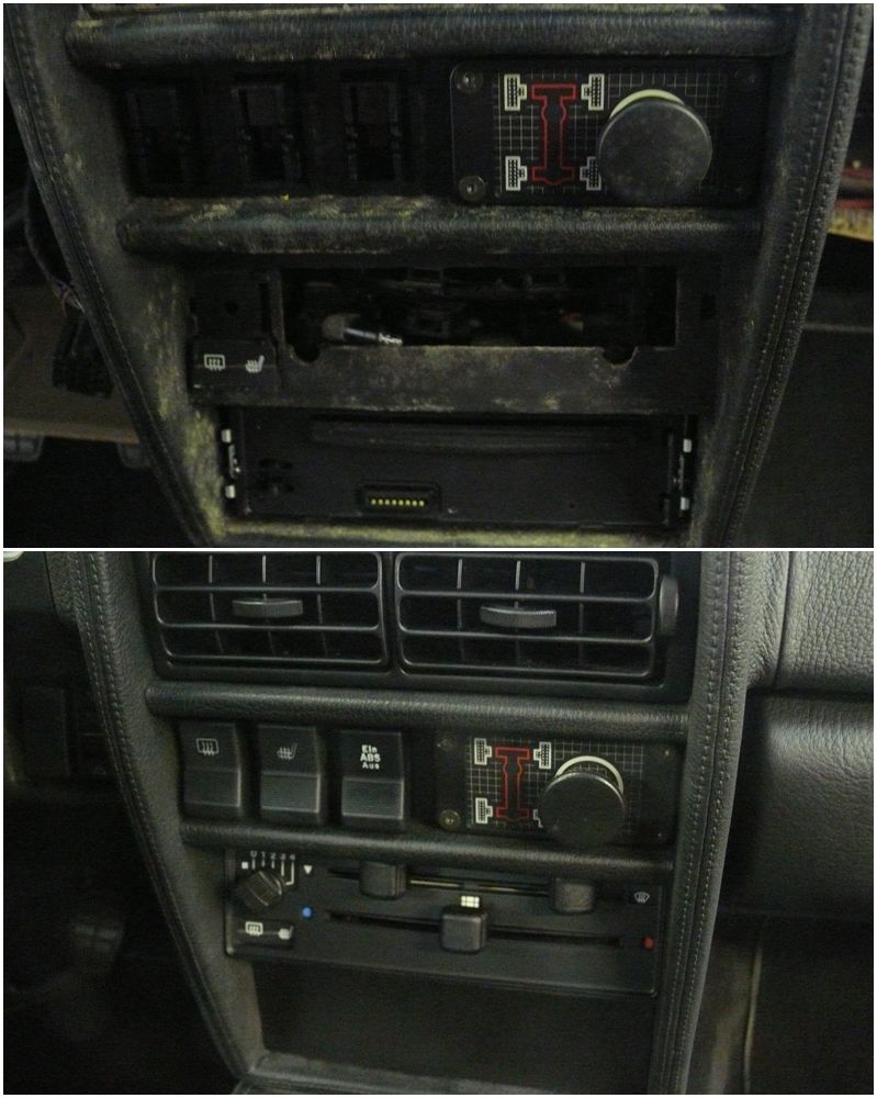 Audi Sport Quattro schimmel vorher-nachher